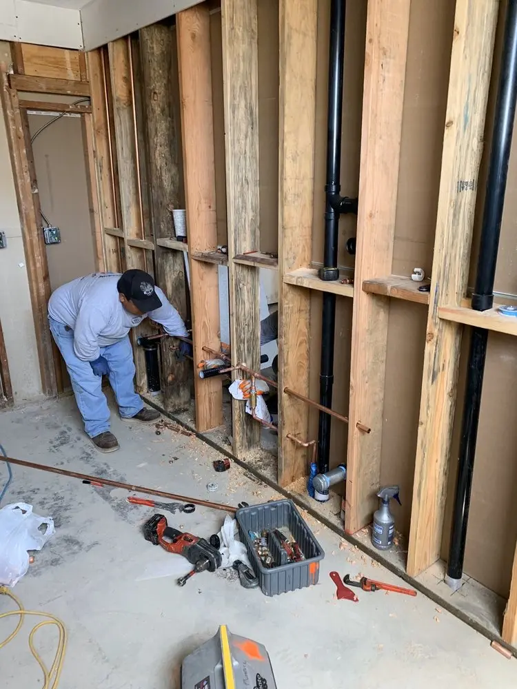 Commercial rough-in plumbing for Water Heater Replacement in Upper Greenwood Lake